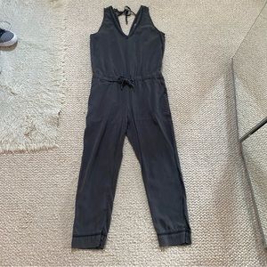 Anthropologie brand Cloth & Stone charcoal black summer jumpsuit